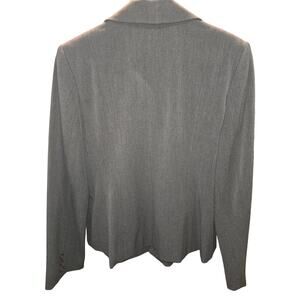 Rafaella Petites Women's Gray Blazer 3-Button Suit Jacket Size 8P